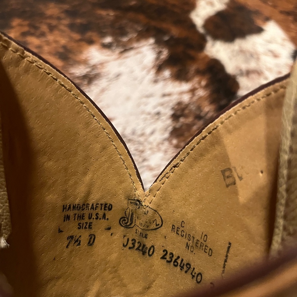 Justin Ostrich Cowboy Boots - Picture 6 of 6